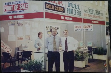 Our first trade show many many years ago. 