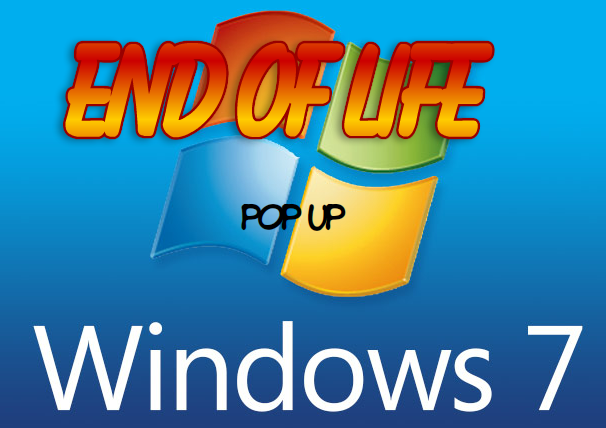 Windows 7 end of life popup