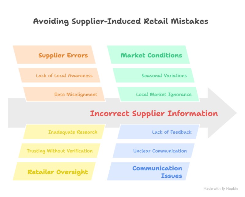 supplier provided incorrect, misleading information 