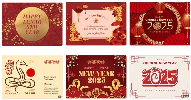 Sample 2025 Chinese New Year year