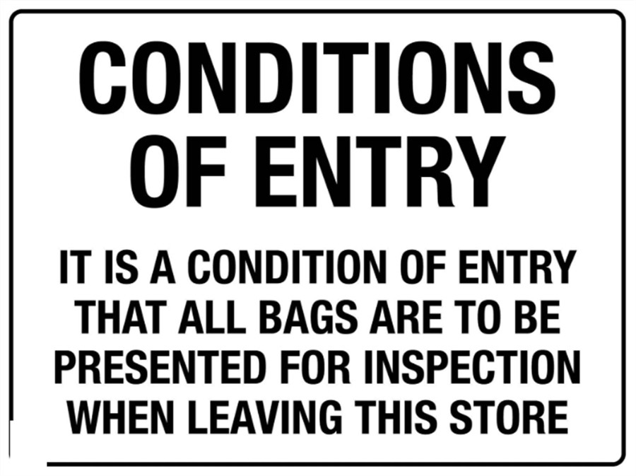 Conditions of entry