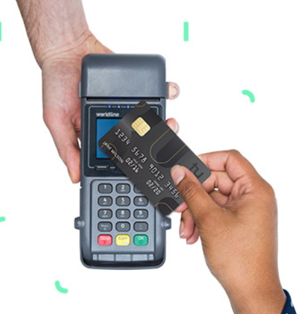 EFTPOS/Credit card being processed