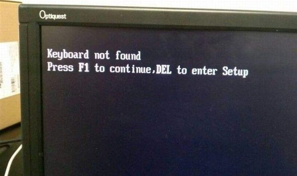 Keyboard not found