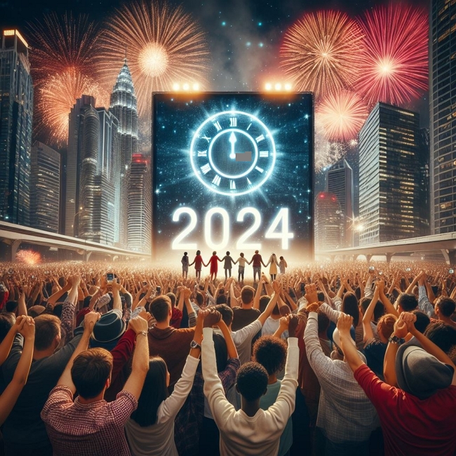 Welcoming the new year 2024
