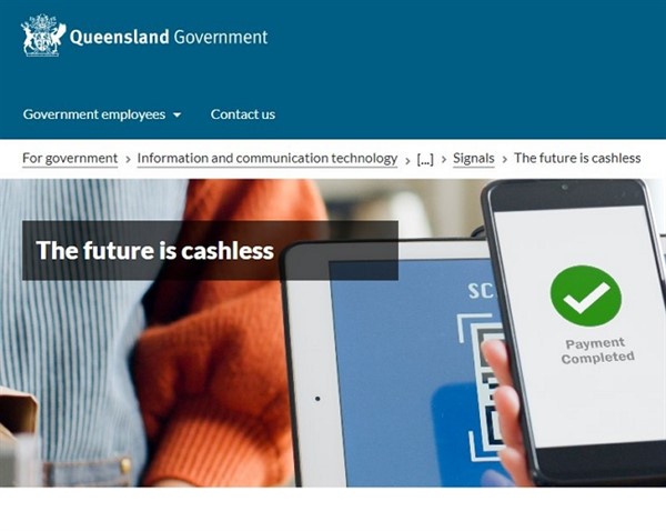 Queensland cashless future