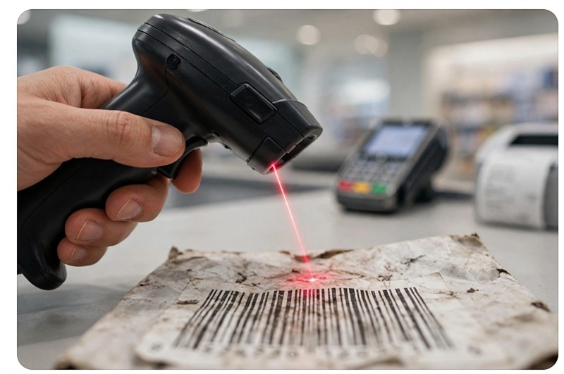 scanning dirty barcodes