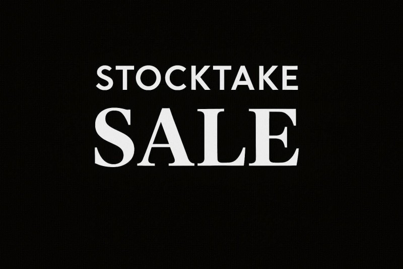 Stocktake sale 
