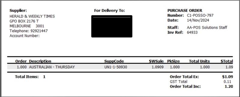 First supplier for back-order fulfilment