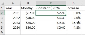 Xero pricing from 2021