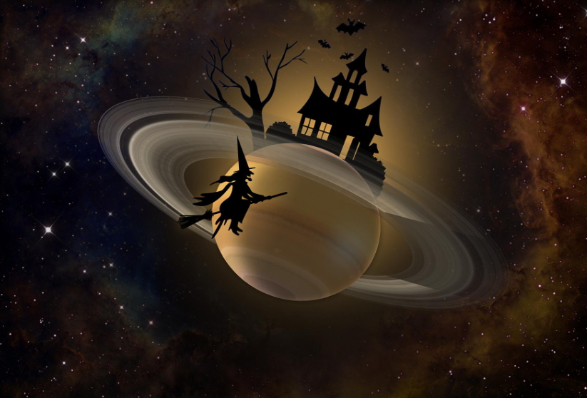 Halloween Saturn NASA 2018
