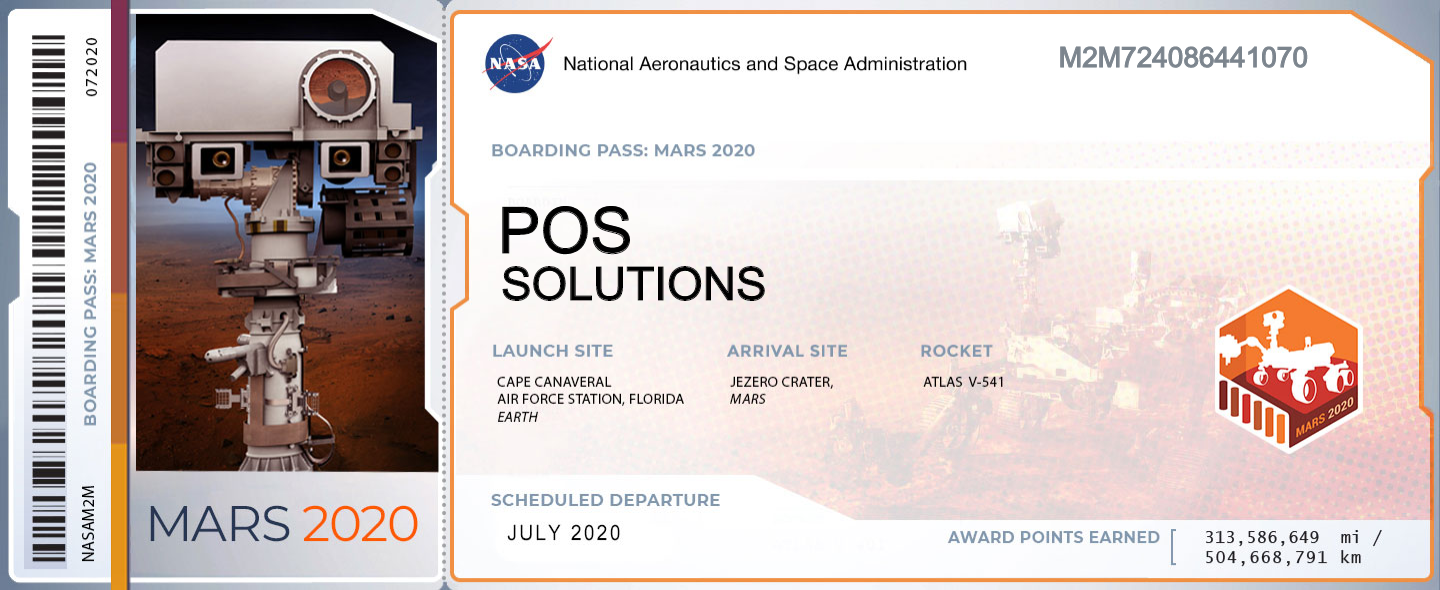 NASA boarding pass