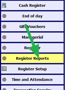 Report for sales on Valentine's day